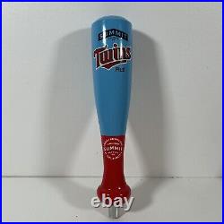 Summit Twins Pils MN Twins Baseball Bat Beer Tap Handle 12 Red & Blue-EXC COND