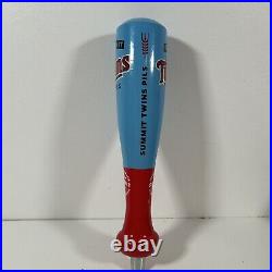 Summit Twins Pils MN Twins Baseball Bat Beer Tap Handle 12 Red & Blue-EXC COND