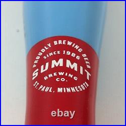 Summit Twins Pils MN Twins Baseball Bat Beer Tap Handle 12 Red & Blue-EXC COND