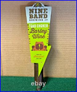 Super RARE! Obsolete NINE BAND BREWING 12 craft beer tap handle TEXAS