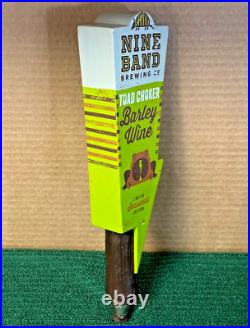 Super RARE! Obsolete NINE BAND BREWING 12 craft beer tap handle TEXAS