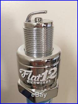 Super Rare Flat 12 Bierwerks Tap Handle HUGE & AWESOME