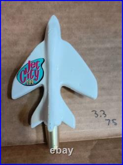 Super Rare Jet City Pale Ale Beer Tap Handle Jet Plane On Engraved Marble Base Super Rare Jet City Pale Ale Beer Tap Handle Jet Plane On Engraved Marble Base