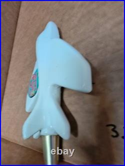 Super Rare Jet City Pale Ale Beer Tap Handle Jet Plane On Engraved Marble Base
