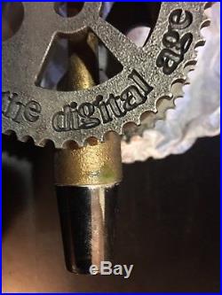 Super Rare NIB Dogfish Head Steampunk tap handle With Even Rarer steampunk Clock