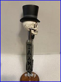TAXMAN BREWING DEDUCTION DUBBEL UNCLE SAMS GHOST Draft beer tap handle. INDIANA