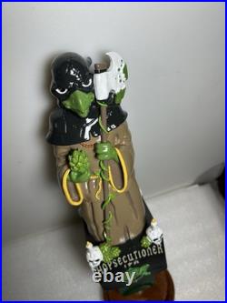 TERRAPIN BREWING HOPSECUTIONER IPA MASKED HOP SLAYER beer tap handle GEORGIA