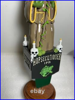 TERRAPIN BREWING HOPSECUTIONER IPA MASKED HOP SLAYER beer tap handle GEORGIA