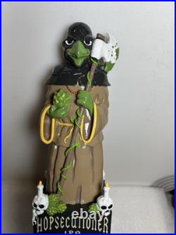 TERRAPIN BREWING HOPSECUTIONER IPA MASKED HOP SLAYER beer tap handle GEORGIA