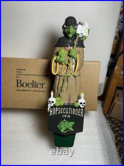 TERRAPIN BREWING HOPSECUTIONER IPA MASKED HOP SLAYER beer tap handle GEORGIA