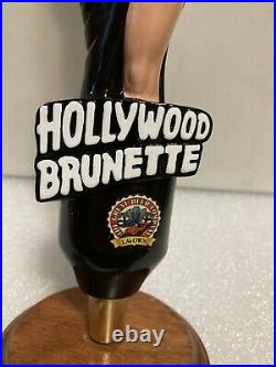 TGBC HOLLYWOOD BRUNETTE BOMBSHELL draft beer tap handle. CALIFORNIA