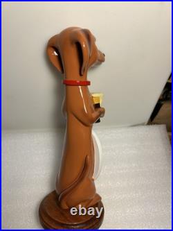 THREE DACHSHUNDS BREWING ANKLE BITER RED Draft beer tap handle. WISCONSIN