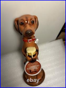 THREE DACHSHUNDS BREWING ANKLE BITER RED Draft beer tap handle. WISCONSIN