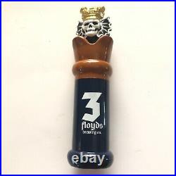 THREE FLOYDS draft beer keg tap handle. INDIANA. Rare