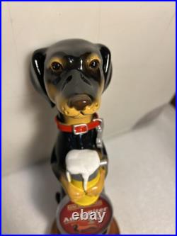 THREE III DACHSHUNDS ANKLE BITER BLACK & TAN draft beer tap handle. WISCONSIN THREE III DACHSHUNDS ANKLE BITER BLACK & TAN draft beer tap handle. WISCONSIN