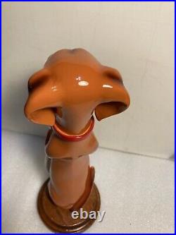 THREE III DACHSHUNDS BREWING ANKLE BITER ALE BROWN beer tap handle WISCONSIN