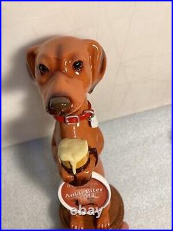 THREE III DACHSHUNDS BREWING ANKLE BITER BROWN Draft beer tap handle. WISCONSIN
