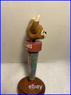 TRIPPING ANIMALS NO MAMES LAGER TRIPPING CHIHUAHUA beer tap handle. VIRGINIA
