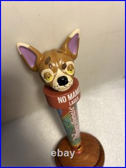 TRIPPING ANIMALS NO MAMES LAGER TRIPPING CHIHUAHUA beer tap handle. VIRGINIA