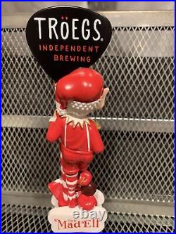 TROEGS BREWING PA NEW Figural The MAD ELF CHRISTMAS Holiday ALE Beer Tap Handle