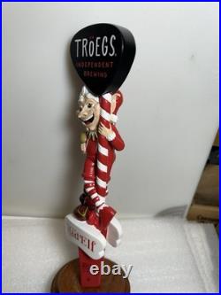 TROEGS BREWING THE MAD ELF HOLIDAY BREW draft beer tap handle. PENNSYLVANIA