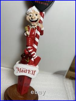 TROEGS BREWING THE MAD ELF HOLIDAY BREW draft beer tap handle. PENNSYLVANIA