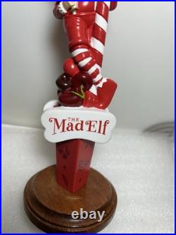 TROEGS BREWING THE MAD ELF HOLIDAY BREW draft beer tap handle. PENNSYLVANIA