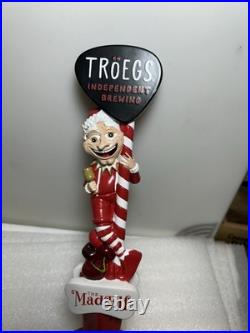 TROEGS BREWING THE MAD ELF HOLIDAY BREW draft beer tap handle. PENNSYLVANIA