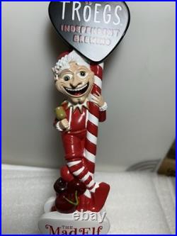 TROEGS BREWING THE MAD ELF HOLIDAY BREW draft beer tap handle. PENNSYLVANIA