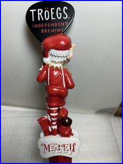 TROEGS BREWING THE MAD ELF HOLIDAY BREW draft beer tap handle. PENNSYLVANIA