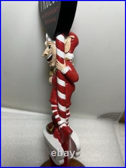 TROEGS BREWING THE MAD ELF HOLIDAY BREW draft beer tap handle. PENNSYLVANIA