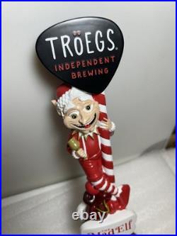 TROEGS BREWING THE MAD ELF HOLIDAY BREW draft beer tap handle. PENNSYLVANIA TROEGS BREWING THE MAD ELF HOLIDAY BREW draft beer tap handle. PENNSYLVANIA