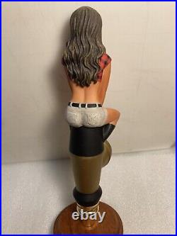 TWIN PEAKS BREWING KNOTTY BRUNETTE draft beer tap handle. TEXAS