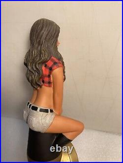 TWIN PEAKS BREWING KNOTTY BRUNETTE draft beer tap handle. TEXAS