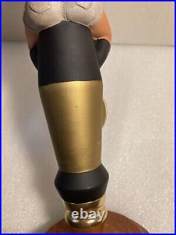 TWIN PEAKS BREWING KNOTTY BRUNETTE draft beer tap handle. TEXAS