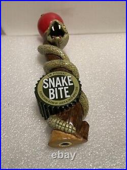 T. W. PITCHERS SNAKE BITE draft beer tap handle. CALIFORNIA