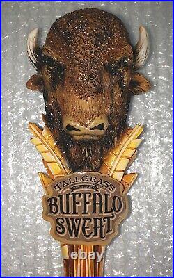 Tallgrass Buffalo Sweat 3d Beer Tap Handle Rare Please View Photos