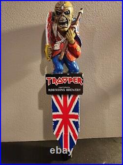 Tap Handle Iron Maiden Eddie Robinson Trooper Very Rare. Brewery Beer
