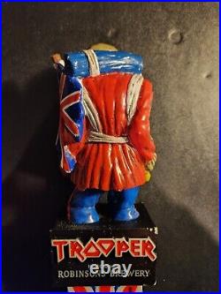 Tap Handle Iron Maiden Eddie Robinson Trooper Very Rare. Brewery Beer