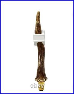 Temp SALE NIB Busch Light 9 Tall Beer Tap Handle Deer Antler Topper