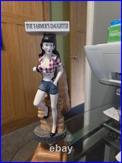 The Farmers Daughter Lucette Brewing Beer Tap Handle. Menomonie Wisconsin