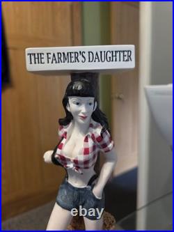 The Farmers Daughter Lucette Brewing Beer Tap Handle. Menomonie Wisconsin
