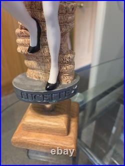 The Farmers Daughter Lucette Brewing Beer Tap Handle. Menomonie Wisconsin