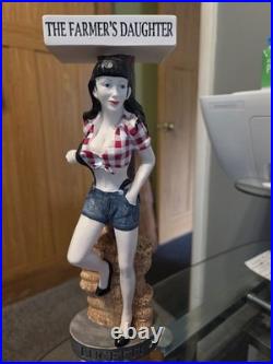 The Farmers Daughter Lucette Brewing Beer Tap Handle. Menomonie Wisconsin