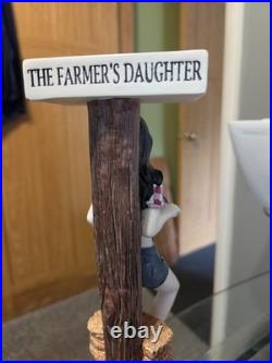 The Farmers Daughter Lucette Brewing Beer Tap Handle. Menomonie Wisconsin