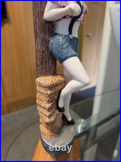 The Farmers Daughter Lucette Brewing Beer Tap Handle. Menomonie Wisconsin