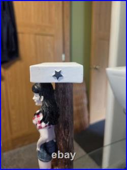 The Farmers Daughter Lucette Brewing Beer Tap Handle. Menomonie Wisconsin