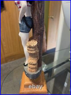 The Farmers Daughter Lucette Brewing Beer Tap Handle. Menomonie Wisconsin