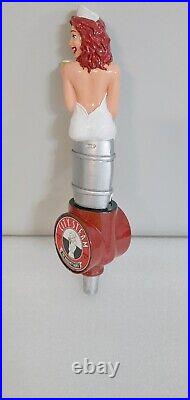The Naughty Nurse Sexy Redhead Lady City Steam 11 Draft Beer Tap Handle