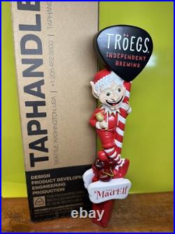 Troegs Brewing Mad Elf CHRISTMAS BEER Tap Handle 12 NEW 2023 HERSHEY PA Brewer